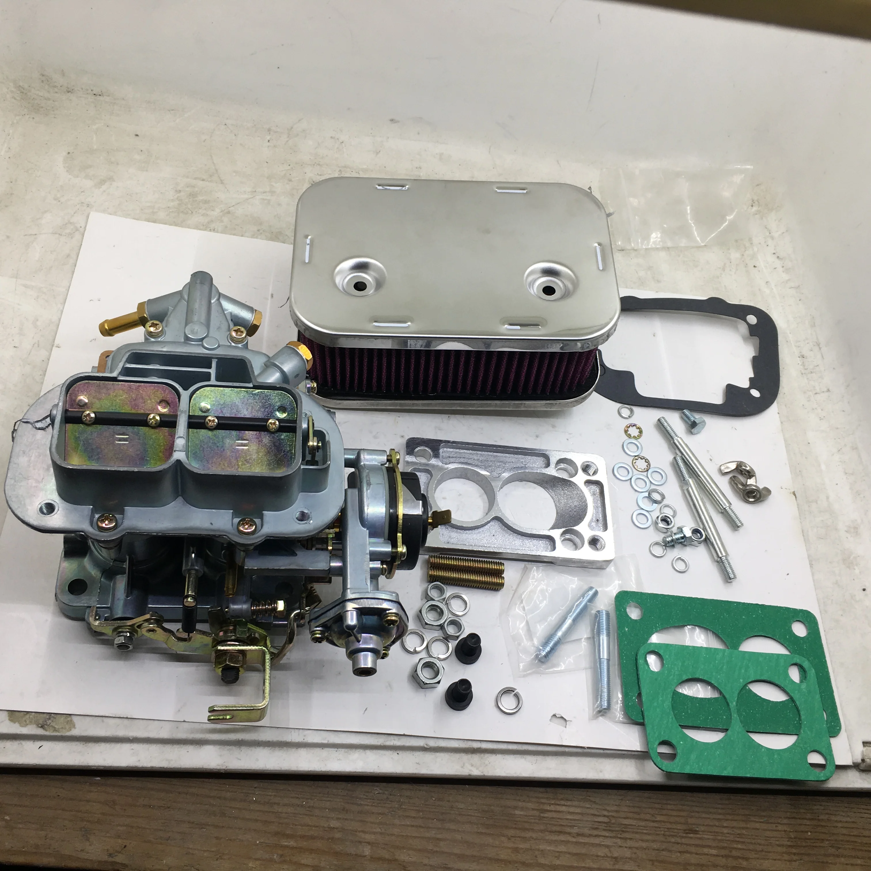 Фото SherryBerg fajs 32/36 carb комплект для Mazda B2000 B2200 1986-1993 для Weber 32/36 DGEV электрический дроссель конверсионный комплект с адаптером №5