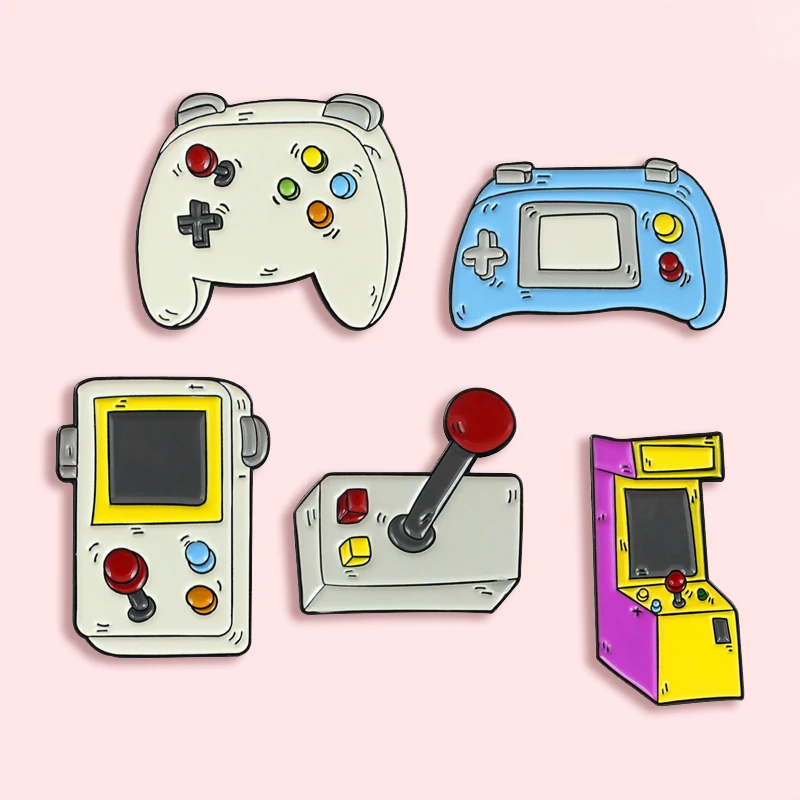 Игровой автомат с ручным запуском Классический ретро геймпад значок модная игра