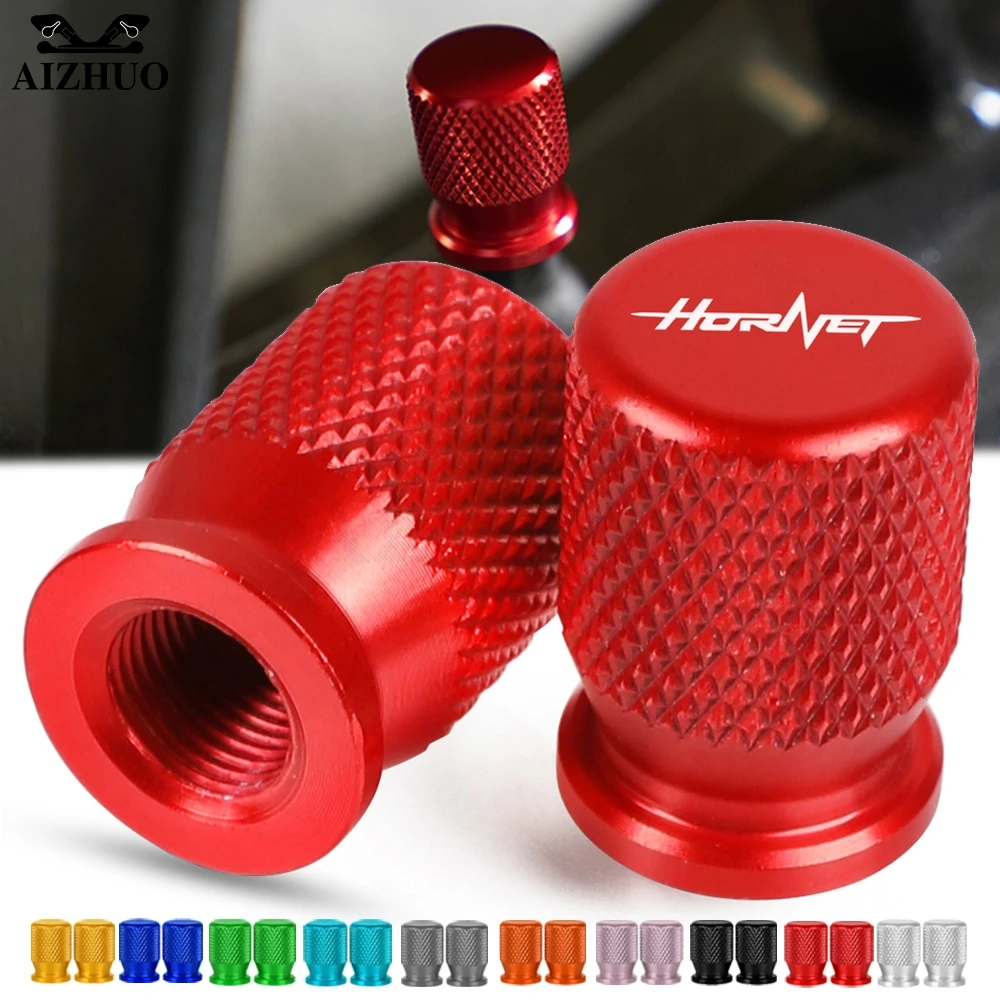 

CB Motorcycle CNC FOR HONDA CB599 CB600F CB919 CB900F HORNET hoRnet250 Tire Valve Wheel Tyre Air Port Cover Cap Hornet LOGO 2PC