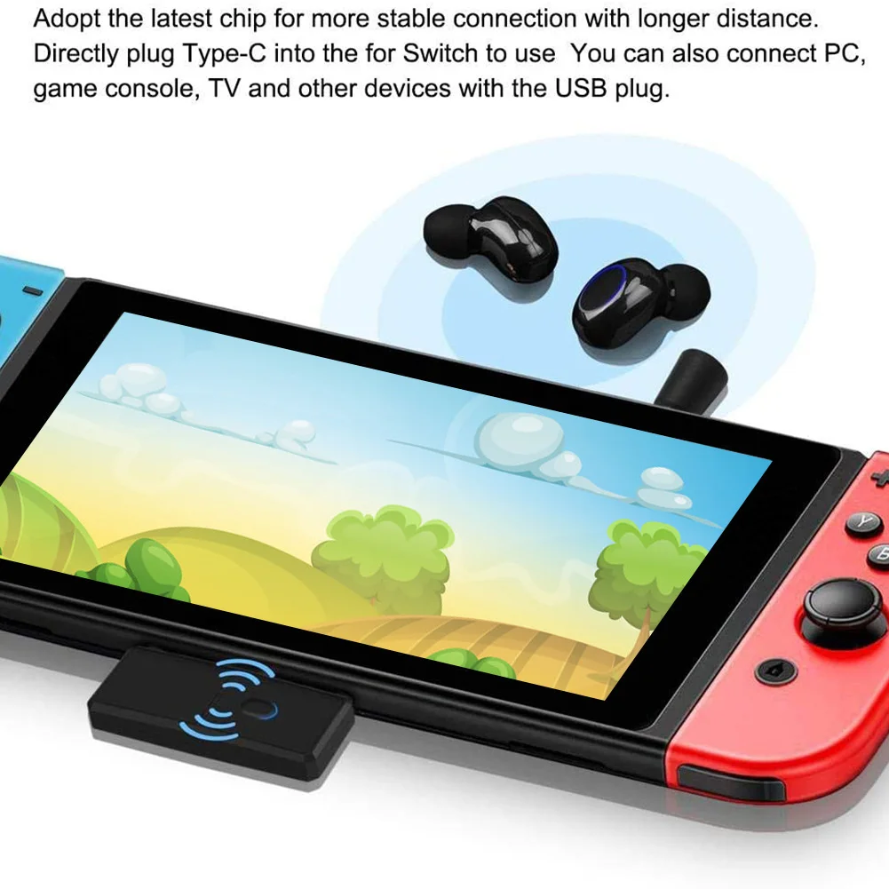 Type-C Wireless Bluetooth Audio Transmitter Adapter Portable for Game Console GK99 | Электроника