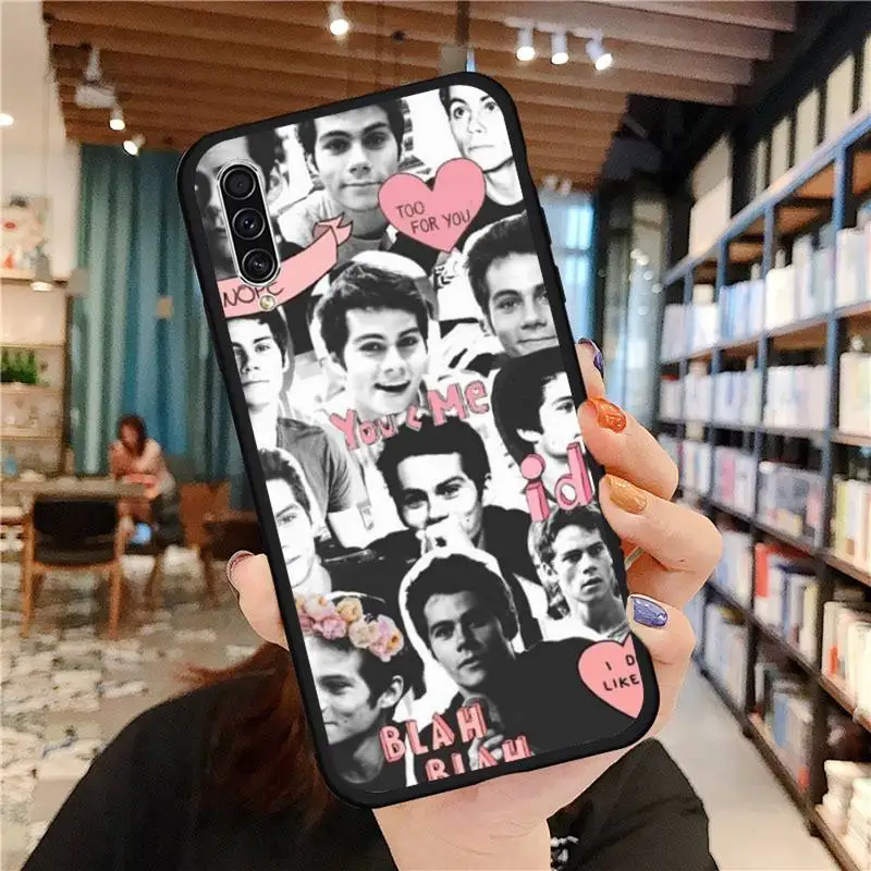 

Dylan O'Brien actor teen wolf TV series Phone Case For Samsung galaxy A S note 10 7 8 9 20 30 31 40 50 51 70 71 21 s ultra plus