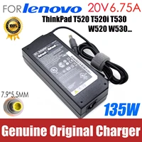 original 20v 6 75a 135w laptop ac adapter charger for lenovo thinkpad t520 t520i t530 w520 w530 45n0058 45n0055 45n0059