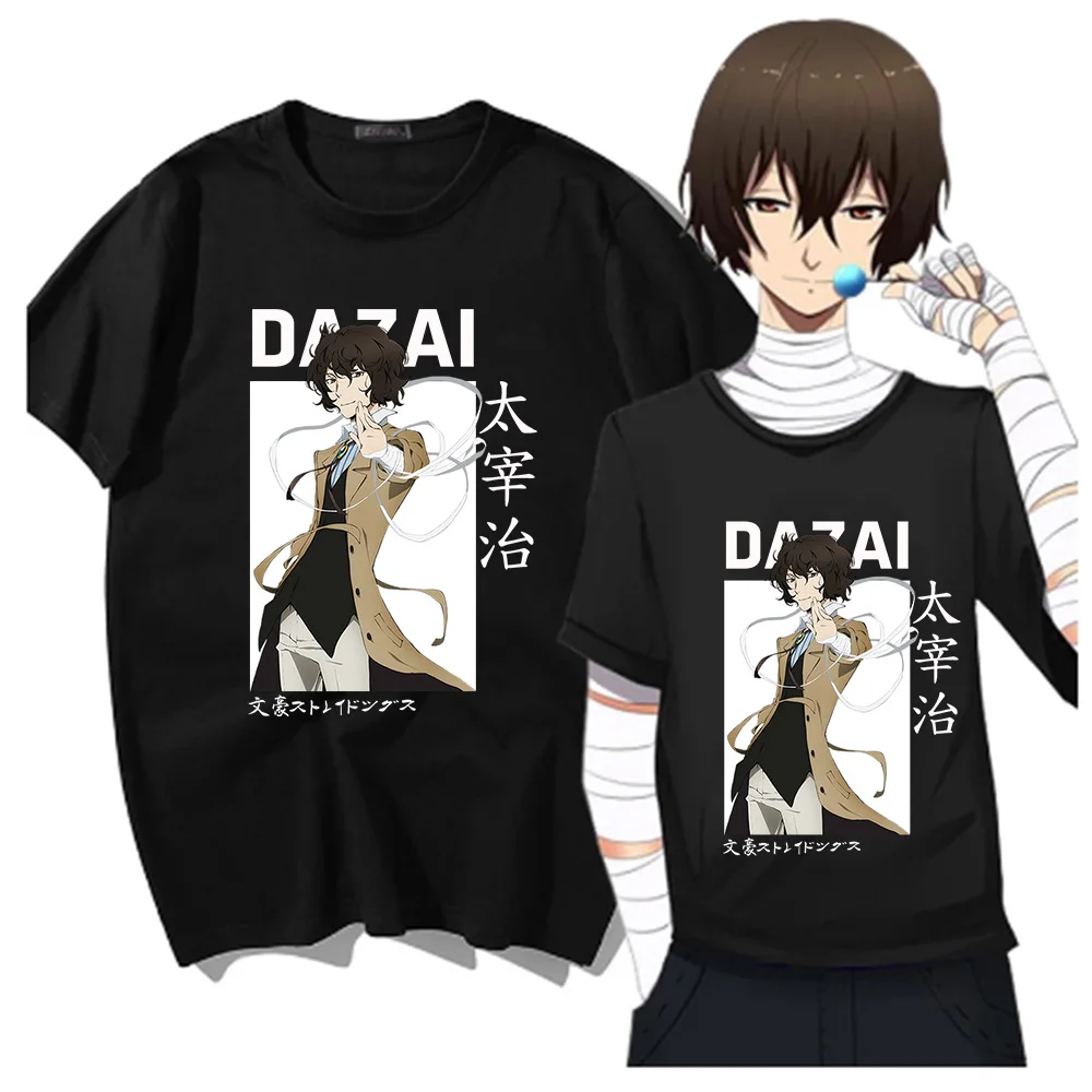 

Bungo Stray Dogs Dazai Osamu Anime T-shirt for Woman/man