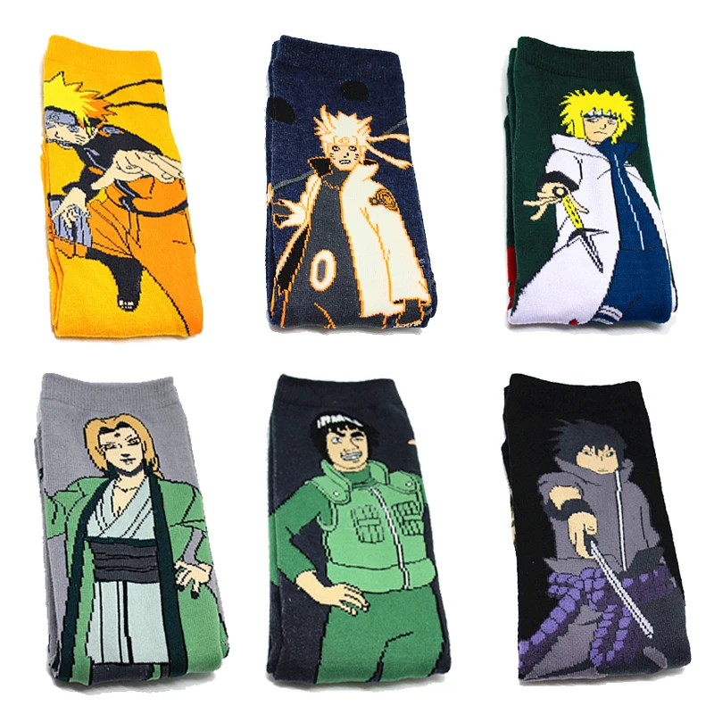 Аниме Косплей Наруто Узумаки Итачи для взрослых носки с изображением персонажей