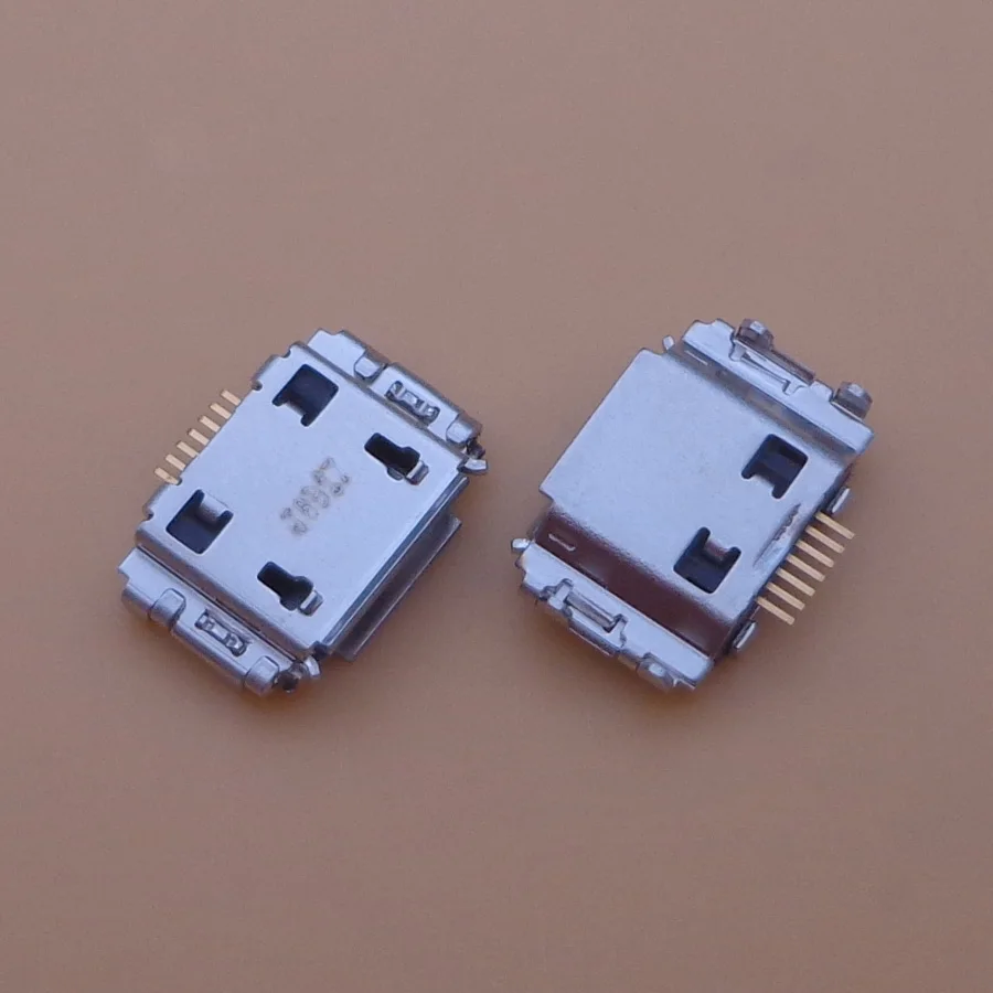 100 шт./лот Микро Мини 7 контактный разъем USB Разъем Запасные части для samsung S5830 S8300