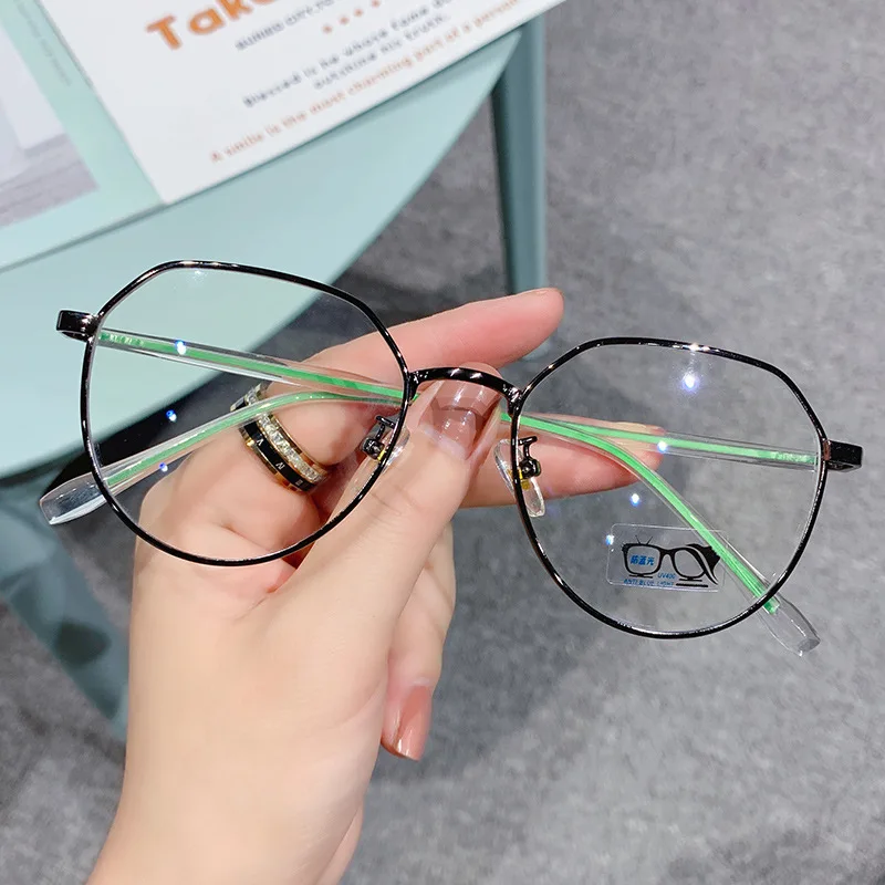 

Fashion TR90 glasses frame myopia ultra-light frame glasses student myopia glasses metal glasses frame blue light glasses