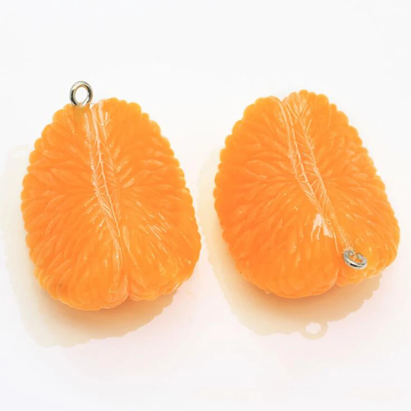 Sweet New Cute Orange Simulation Fruit Mini Food Pendant Charms For Jewelry Making Handmade DIY Accessories | Дом и сад
