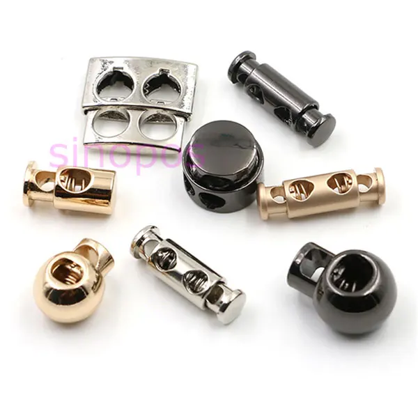 10 шт. металлическая пружинная Пряжка эластичный стоппер для троса пряжки с