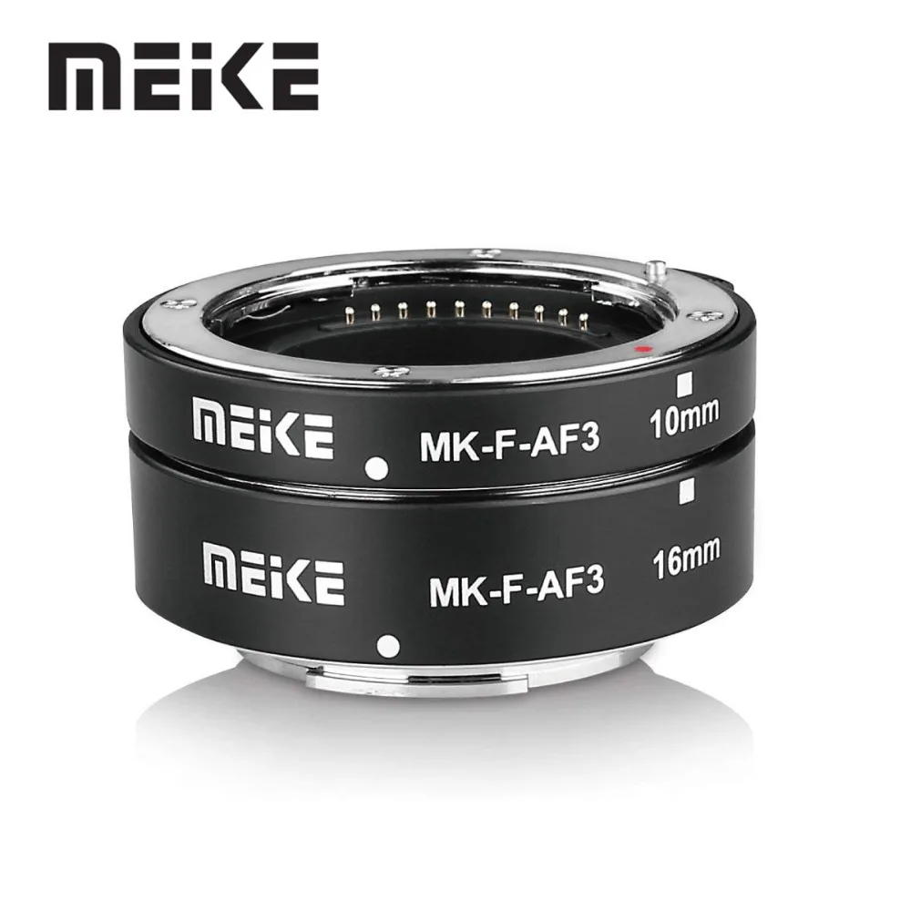 Meike Metal Auto Focus Macro Extension Tube Ring for Sony E-Mount /for Fuji X-Mount /for M4/3 Mount XT3 XT30 XT4 A7 A7III A6000