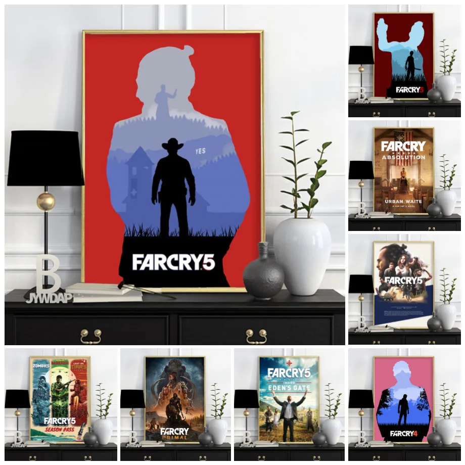 

Far Cry Video Game Season Posters and Prints Canvas Painting Wall Art Picture Decoration for Kids Bedroom Living Room Home Decor