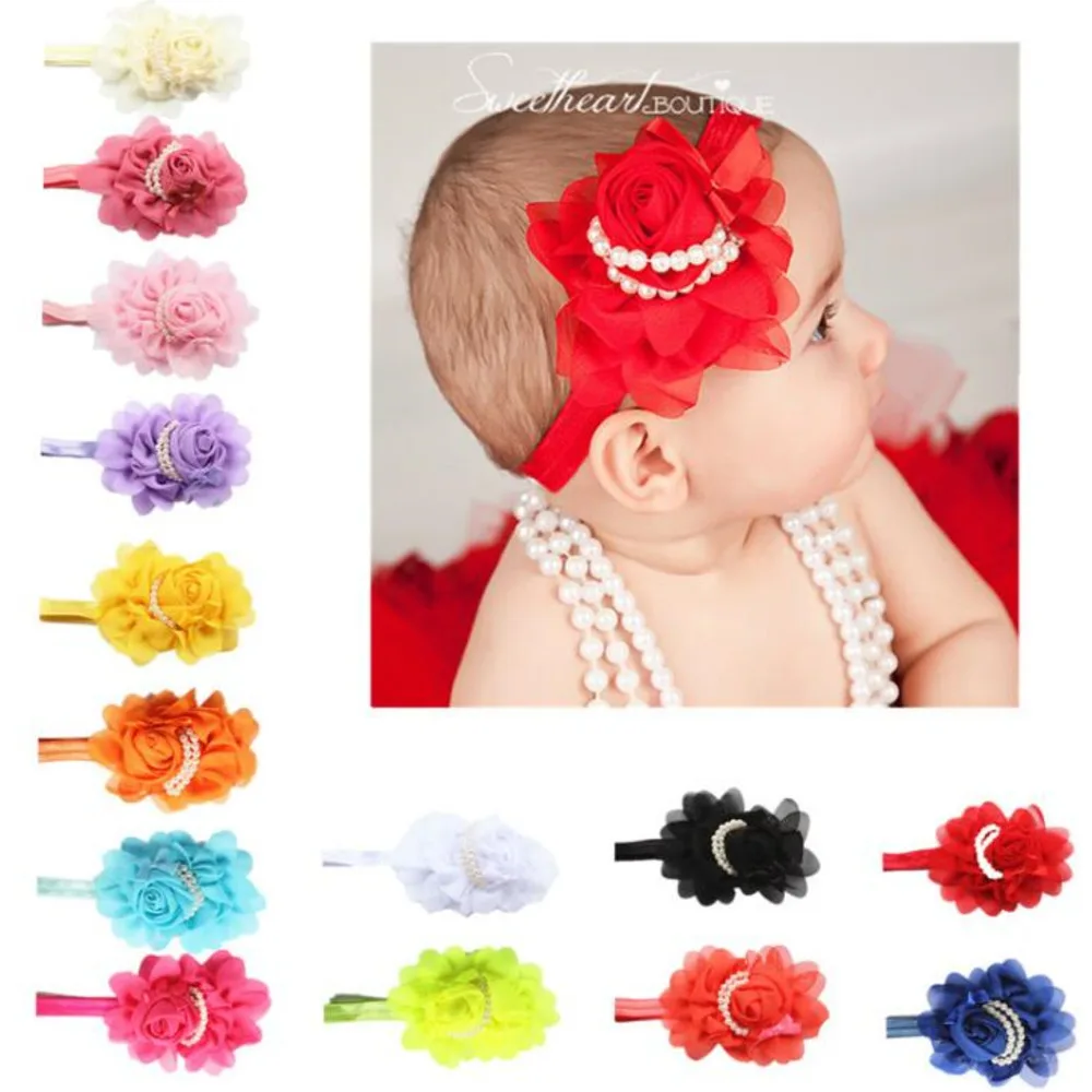 Эластичный Бандаж для волос повязка на голову ленточный бант детский головной