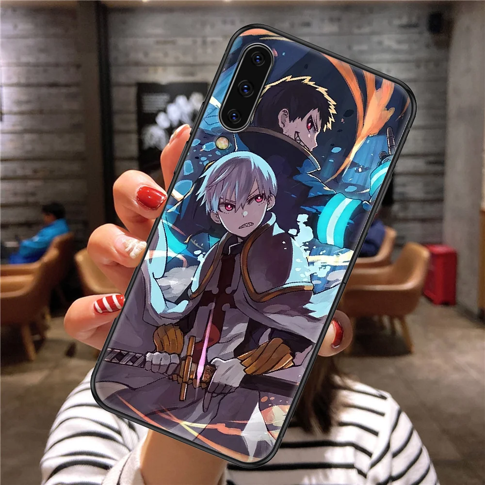 Чехол для телефона с аниме Fire Force Shinra Kusakabe Samsung Galaxy A 3 5 7 8 10 20 21 30 40 50 51 70 71 E S 2016 2018 4G