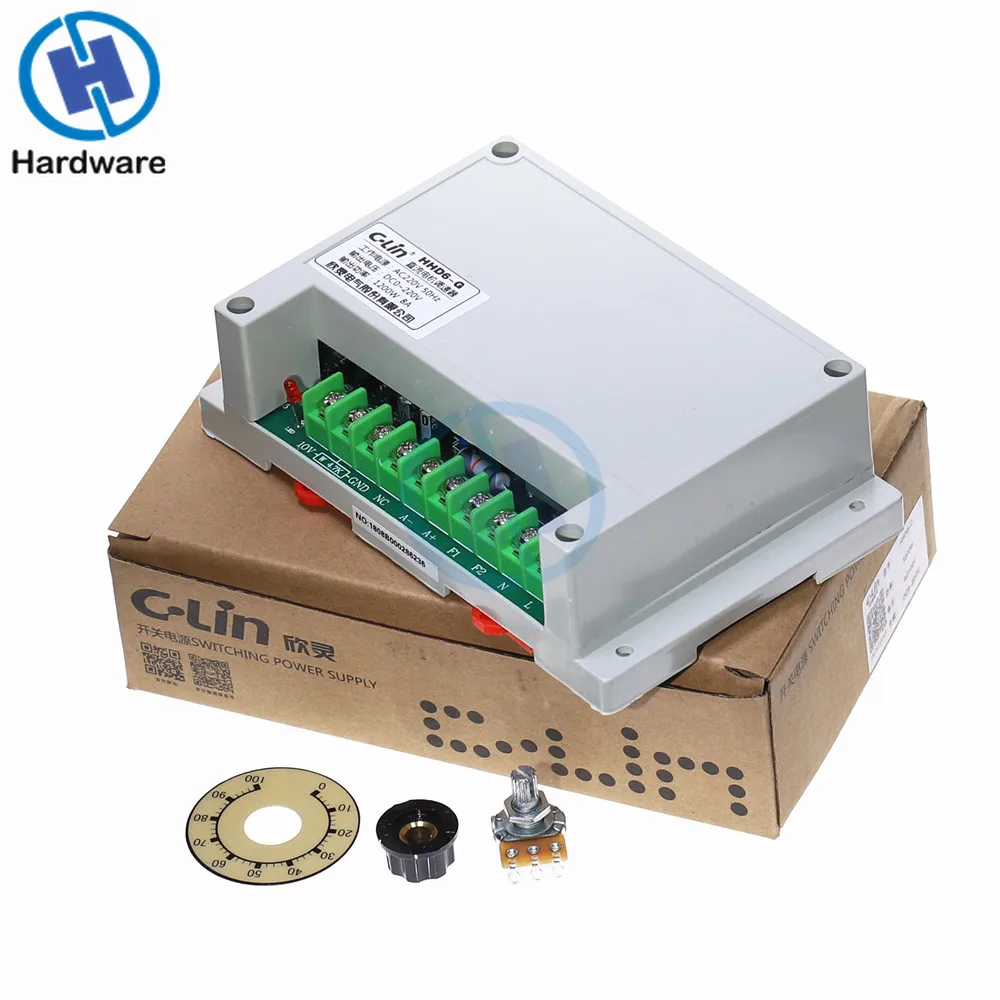 HHD6 G PWM контроллер скорости двигателя Вход AC 220 В выход постоянного тока 0 1200 в 145 вт