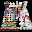 Акриловый набор, полный набор для маникюра, акриловая пудра, жидкая дрель для ногтей, набор инструментов для стрижки ногтей, кисти для маникюра