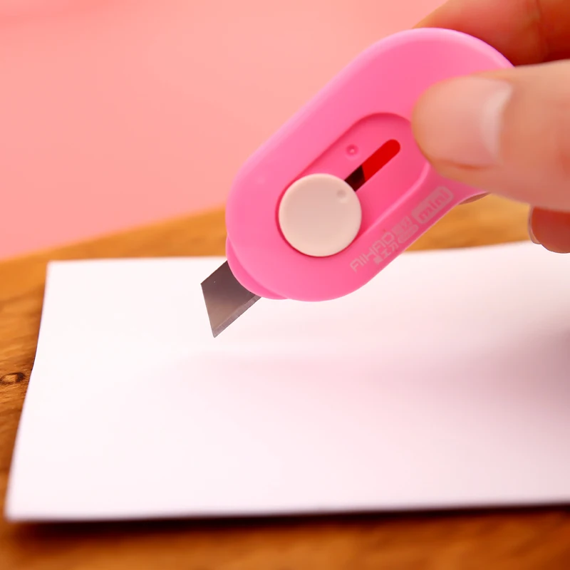 

Cute Kawaii DIY Korean Aihao Paper Mini Cutter Letter Utility Knife School Office Home Supplies Stationery