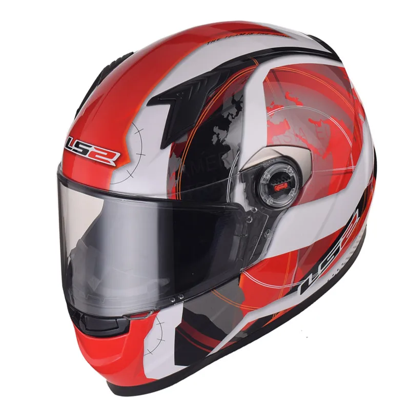 17 LS2 FF358 классический Capacetes de Motociclista мотоциклетный шлем анфас мотоциклетный мужской гоночный мотоциклетный шлем - Цвет: 17