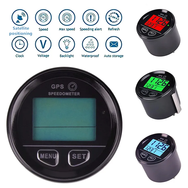 Новый мотоцикл GPS Спидометр Одометр портативный подходит для UTV морской лодки