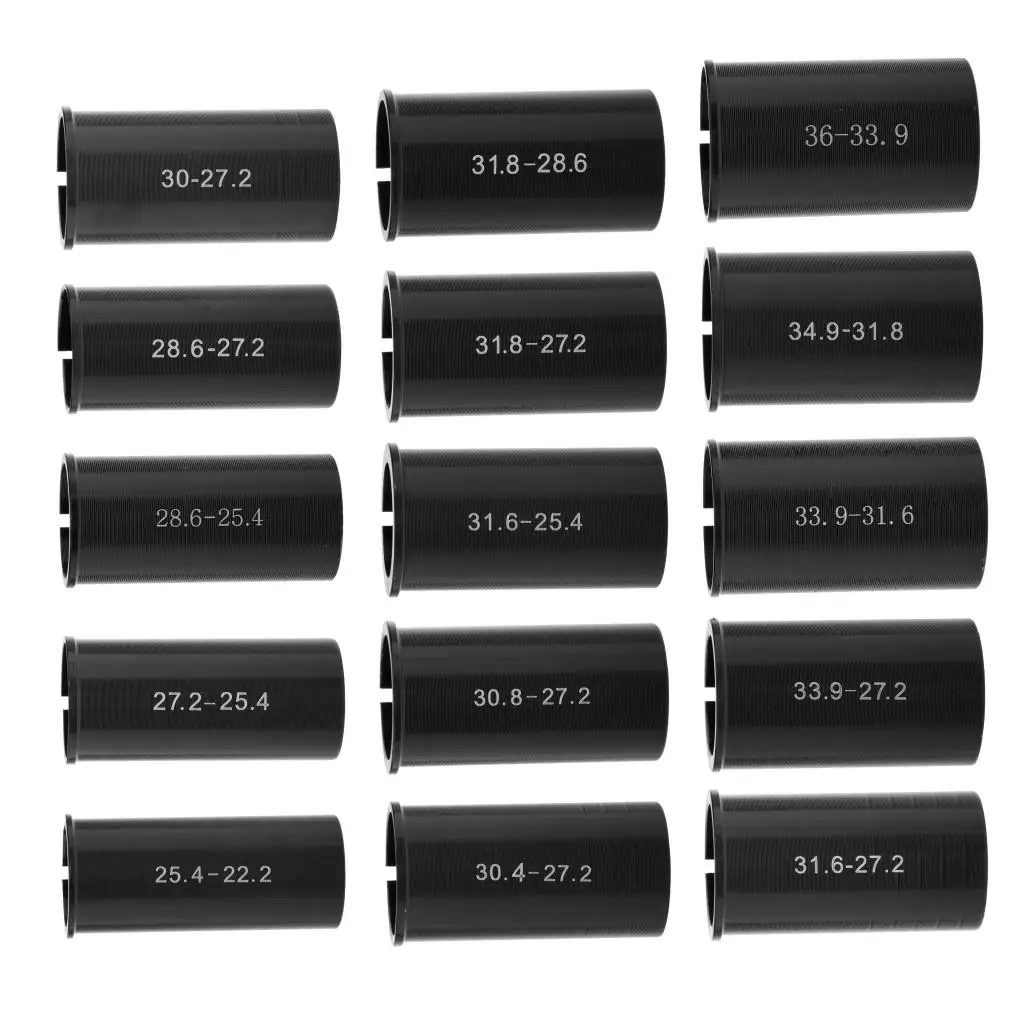

Ultralight Aluminum Alloy Bicycle Seatpost Shim Adapter Mountain Road Bike Seat Post Pole Size Covert Conversion Tube Pipe