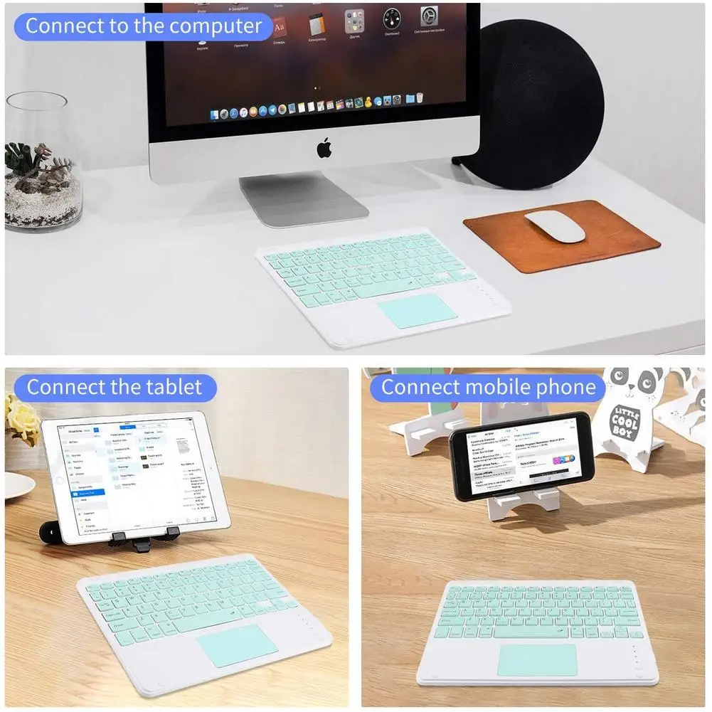 

Tablet Wireless Keyboard Bluetooth Keyboard for IOS requires a version of IOS13 or above