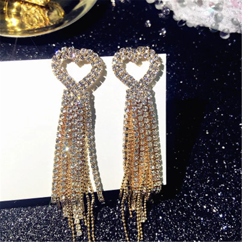 925 silver needle The pendants Temperament long tassels Set auger Women's fashion jewelry | Украшения и аксессуары