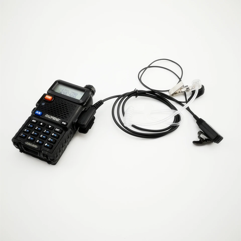 5 шт. иди и болтай Walkie Talkie “иди и гарнитуры микрофон PTT гарнитура с наушниками для Baofeng UV-5R UV-82 BF-888S GT-3 F8+ Kenwood Zastone Retevis DMR радио