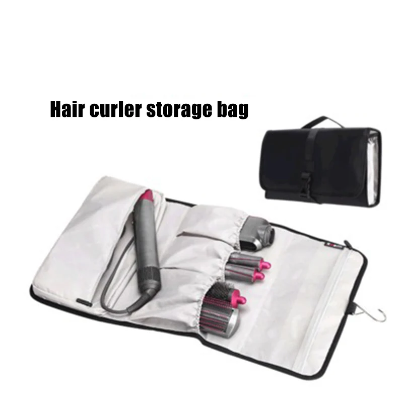 

Storage Bag Compatible for Dyson Airwrap Styler Accessories Holder Multiple Pouches with Hook Hanger E7