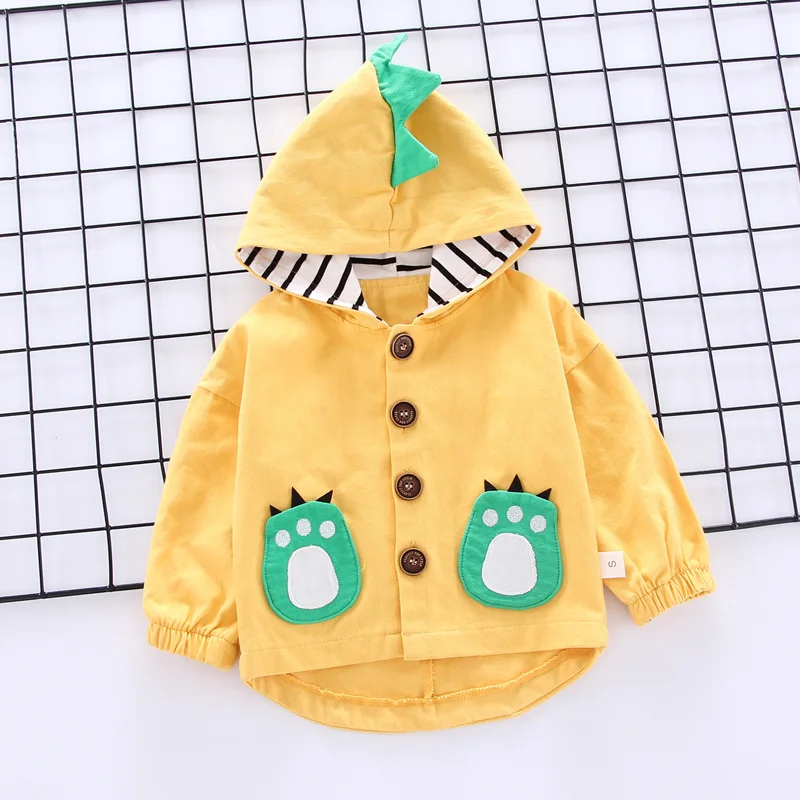 

2020 new autumn boy cartoon dinosaur hoodie hoodie jeans three-piece children's wear boys clothes toddler boy clothes