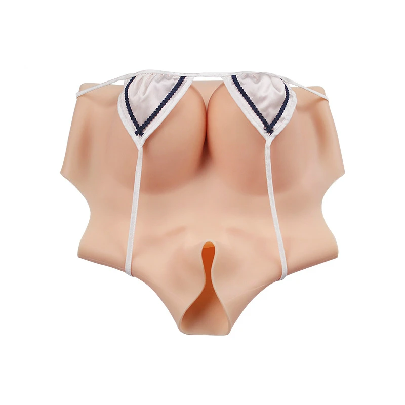 Silicone Breast Form High Neck Hollow Breast Implant High Elastic Fake Breasts Fake Breasts Disguise Fake Breasts Multi Cups