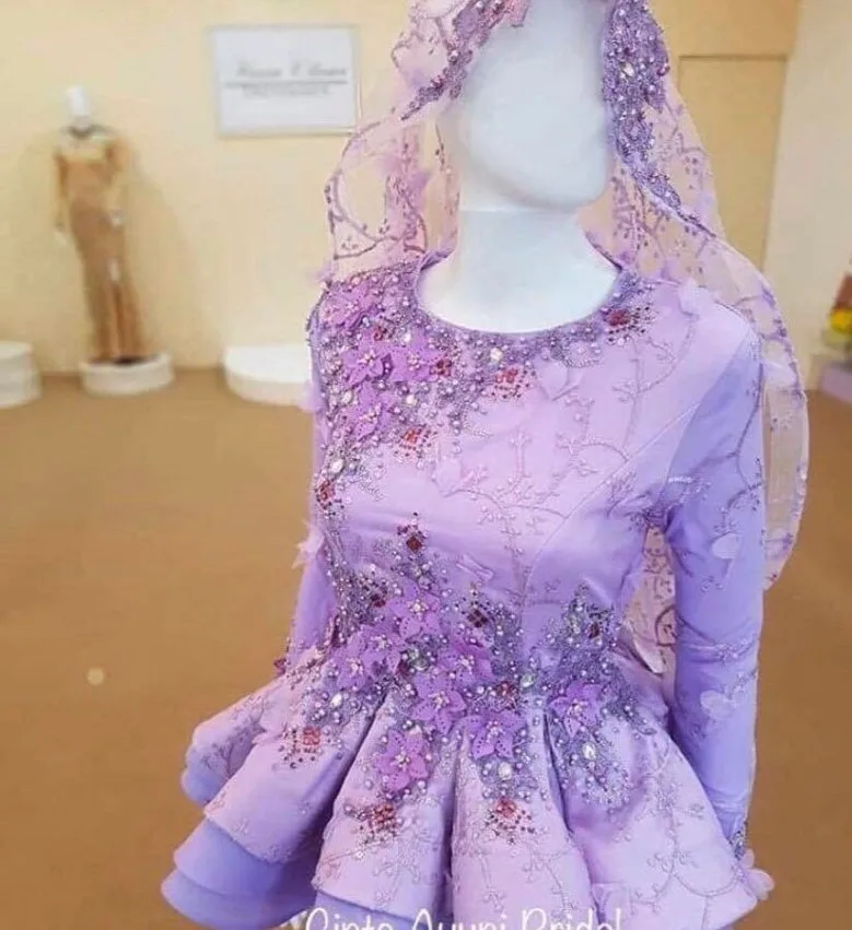 

Dubai Dresses To Party 2020 abiye gece elbisesi New Mermaid Evening Gown Bead Peplum Full Sleeve Vestido Longo robe de soiree