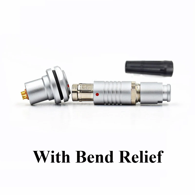 With Bend relief 1F S103 FLG елг 2 3 4 5 6 7 8 9 10 12 14 16 контактный разъем Водонепроницаемый IP68 Plug and фиксированные гнезда для Фишера - Цвет: With Bend relief