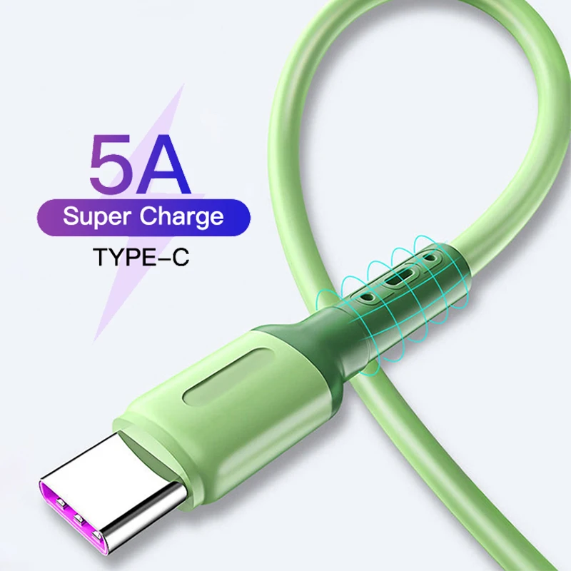 5A Кабель с разъемом usb-c Micro USB Type-C кабель AWG мобильный телефон зарядное устройство