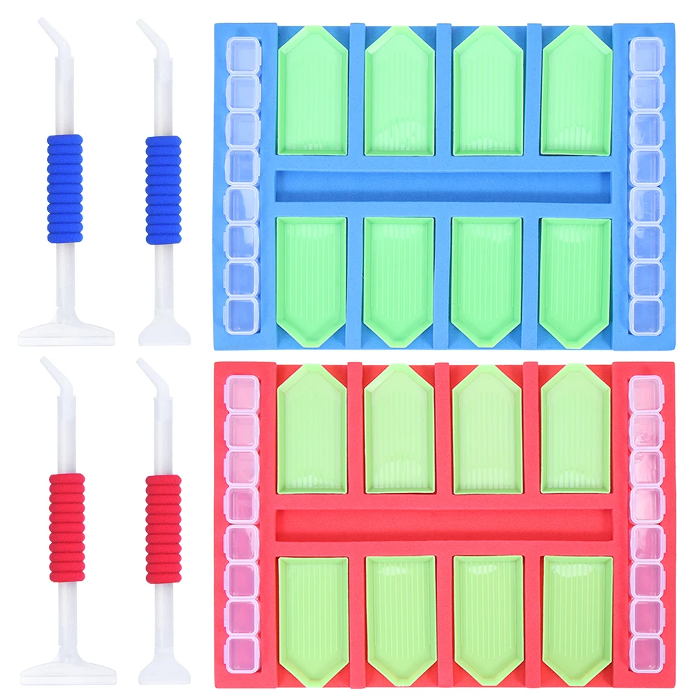 Лоток с несколькими лотками лоток для алмазной живописи органайзер хранения