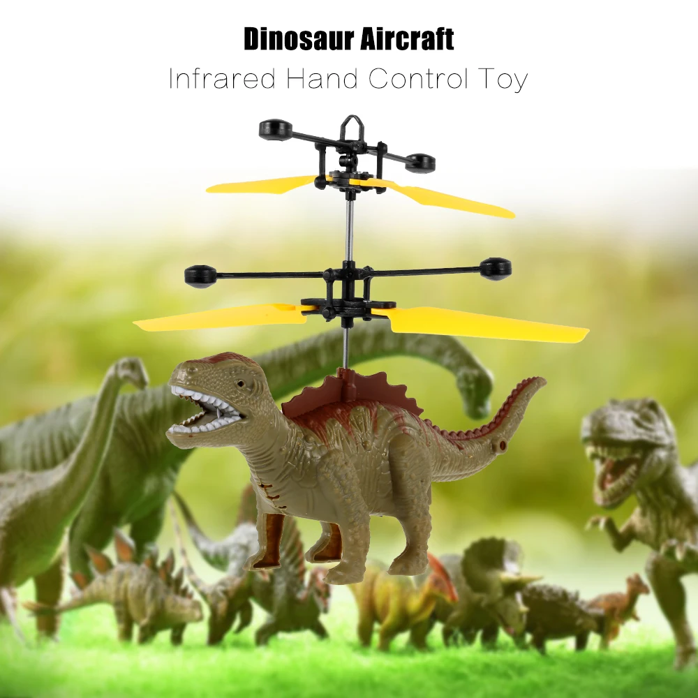 SF8019 динозавр Дрон самолет с инфракрасным ручным управлением плавающий RC