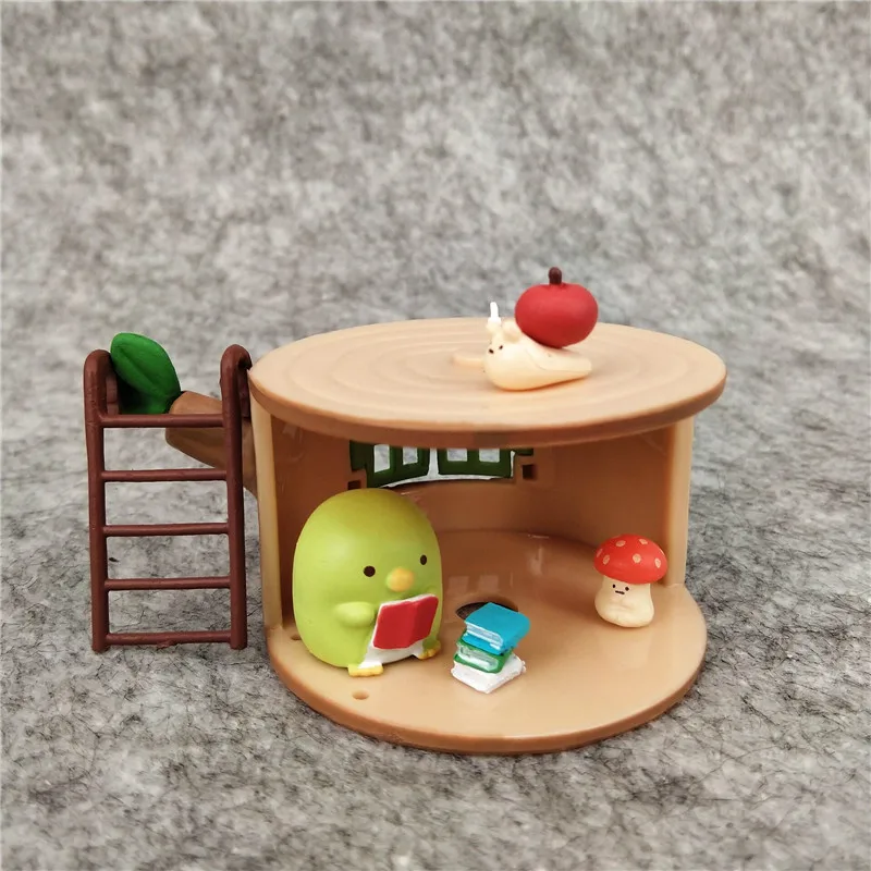 Sumikko Gurashi JP экшн-игрушка мини-Фигурки Коллекция дерево пень Кукольный дом глухая