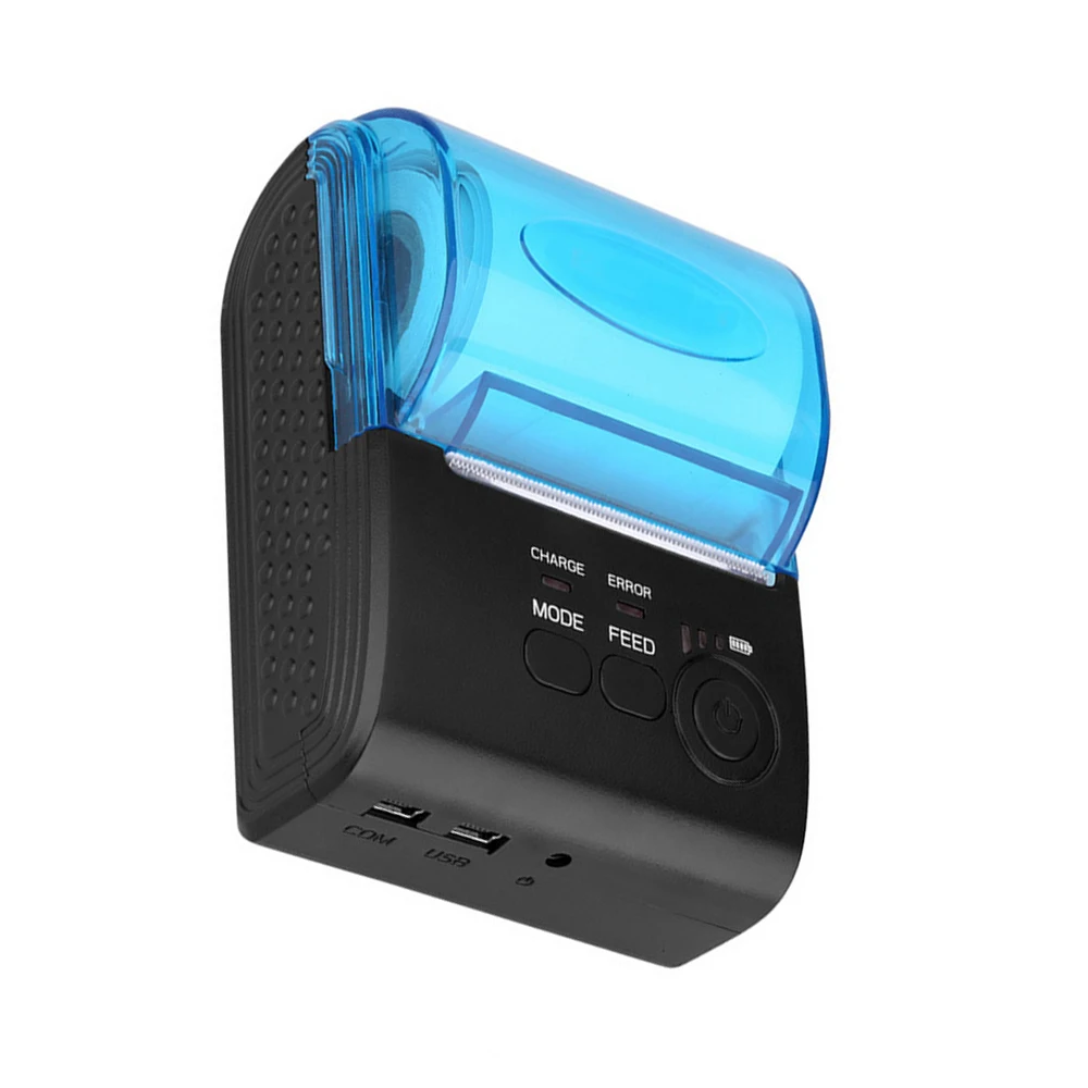 2 в 1 миниатюрный Термопринтер для печати Bluetooth 4 0 58 мм USB чековый принтер