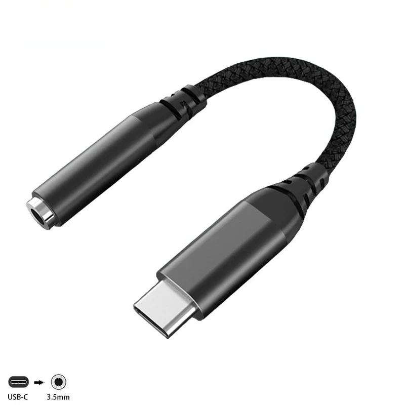 

USB Type C DAC To 3.5mm Earphone Jack Adapter Digital Audio Converter HiFi Decode for SAMSUNG Note10 OnePlus Pixel Huawei Xiaomi