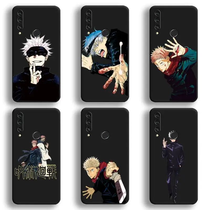 

Anime Jujutsu Kaisen Yuji Itadori Satoru Gojo Phone Cases For Huawei Y6P Y8S Y8P Y5II Y5 Y6 2019 P Smart Prime Pro