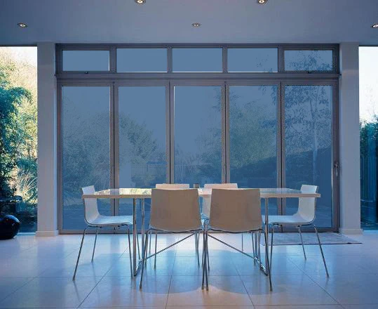 Статическая Тонировочная пленка Sunice серебристого и синего цветов для окон