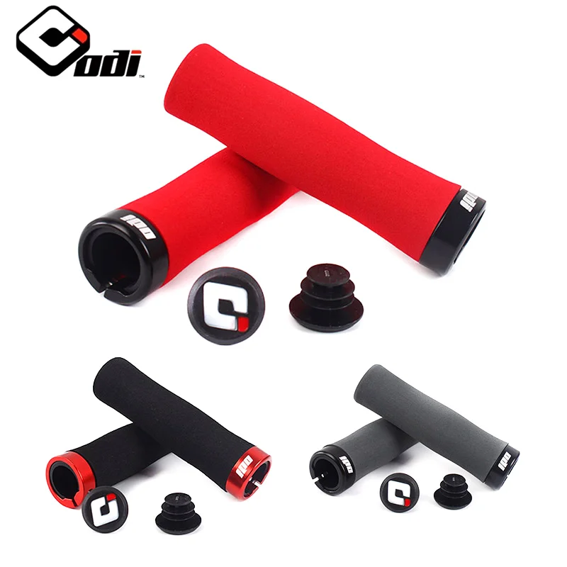 

Odi Bicycle Handlebar Cover Grip Road MTB Bike Handle Bar Grip Bar End Sponge Anti-slip Hand Bar With Lock Ring Bike Accessories