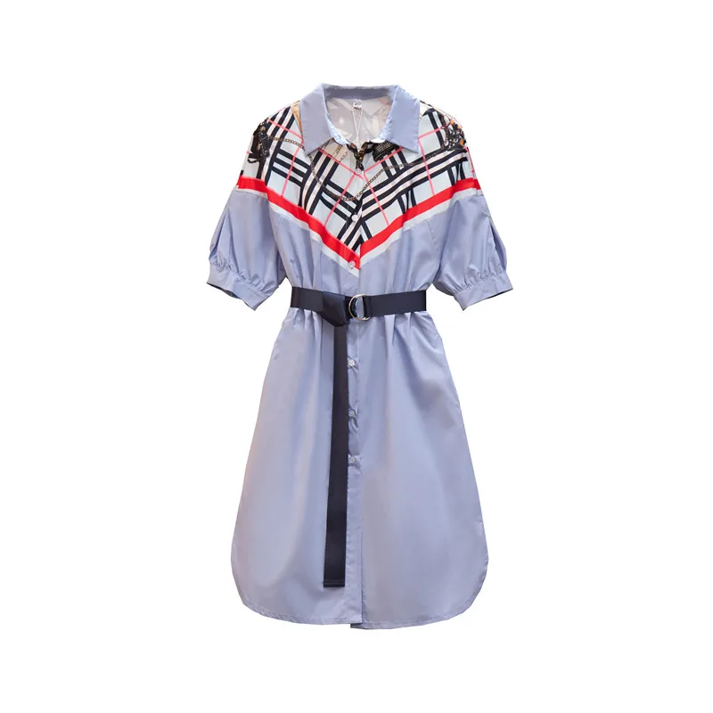 

Женские офисные шикарное миди платье рубашка элегантные пастельных Мода Vestidos летнее платье Новый стиль размера плюс платье для женщин хала...