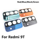 Оригинальный новый стеклянный объектив задней камеры с клейким стикером для Xiaomi Redmi 9T