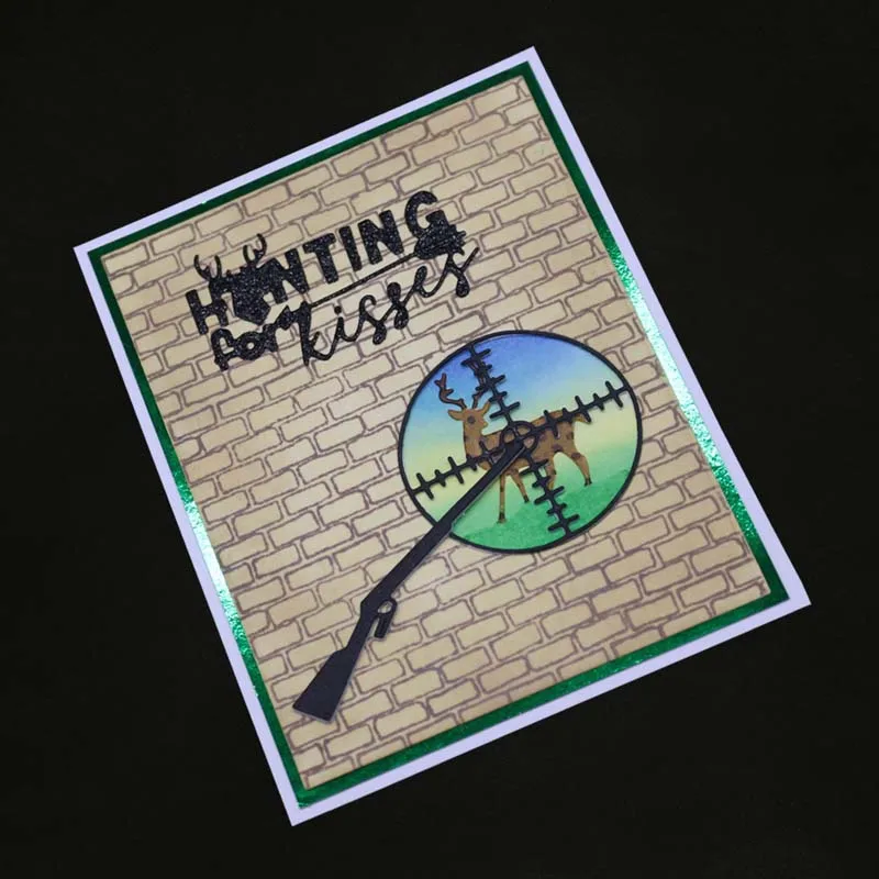 YINISE металлические режущие штампы для трафареты скрапбукинга охоты на оленя