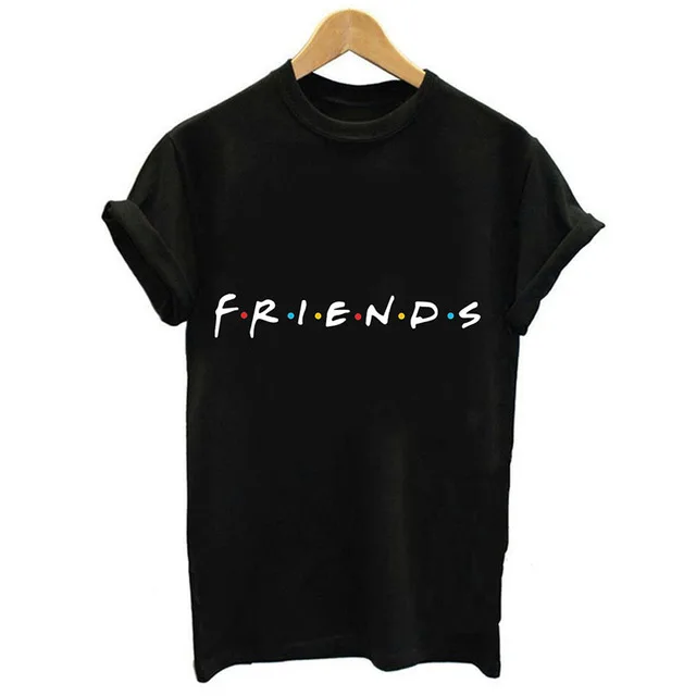 

2022 Summer tops friends tshirt women graphic Print t shirt femme Friends Tv show T-shirt female BFF tumblr tops tees