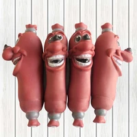 new pet doy toy free shipping sausage products fun vinyl wholesale retail cartoon squeak rubber mouse sausage cnorigin