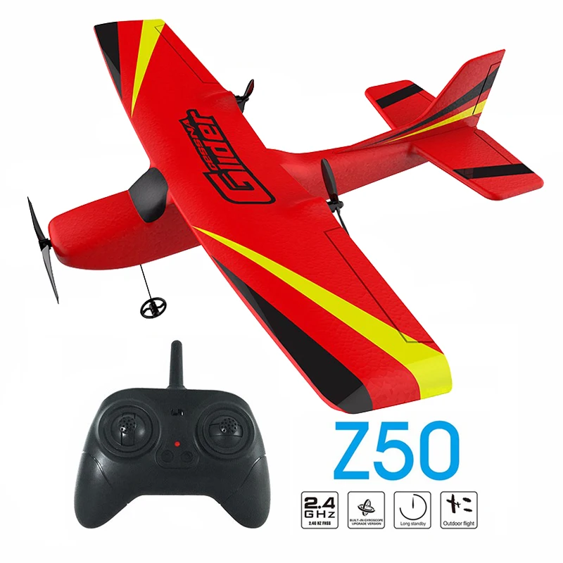 Z50 беспроводной RC Самолет EPP пена RC Самолеты Встроенный гироскоп 2,4G 2CH RTF Размах крыльев планер беспроводной пульт дистанционного управления Самолет Avion игрушки