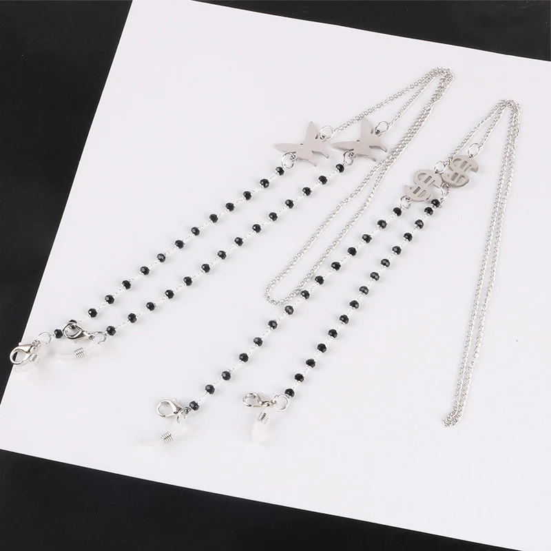 

Fashion Eyeglasses Chain Butterfly Trendy Women Outside Casual Sunglasses Accessory Necklace Gift Mask Hanging Rope Lanyards
