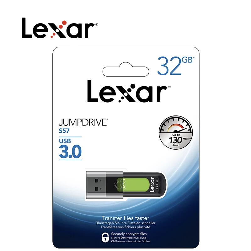 LEXAR USB флеш накопитель S57 256 ГБ 128 32 64 г 3 0 карта памяти диск для ПК MAC|USB