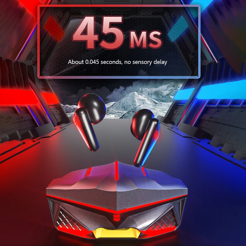 

Wireless Headphones Bluetooth-compatible Earphones Gaming Pro Headsets Sport Gaming Earbuds In-ear Headphone with Microphone