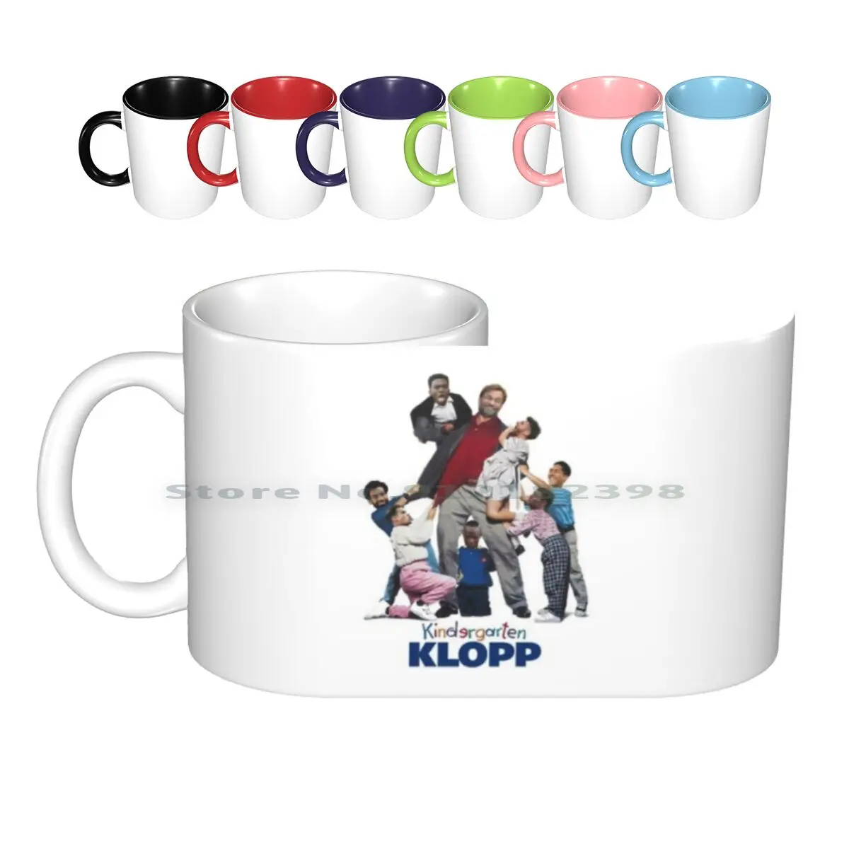 

Kindergarten Klopp Ceramic Mugs Coffee Cups Milk Tea Mug Football Soccer Funny Jurgen Klopp Sturridge Firmino Mane Milner