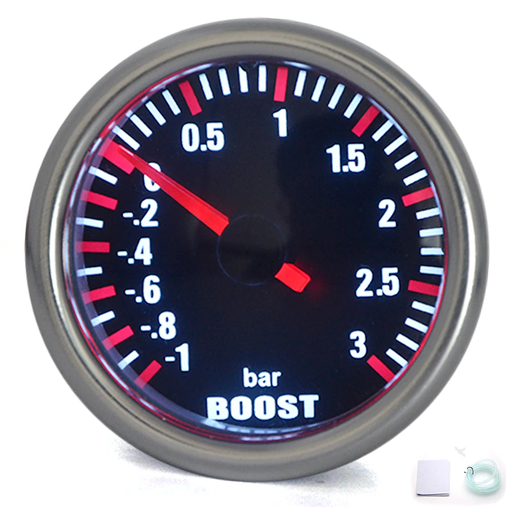

3.0 BAR 2"52MM Mechanical Turbo Boost Car Gauge Meter Auto LED Universal Auto 3 bar Turbo Boost Gauge Car Parts